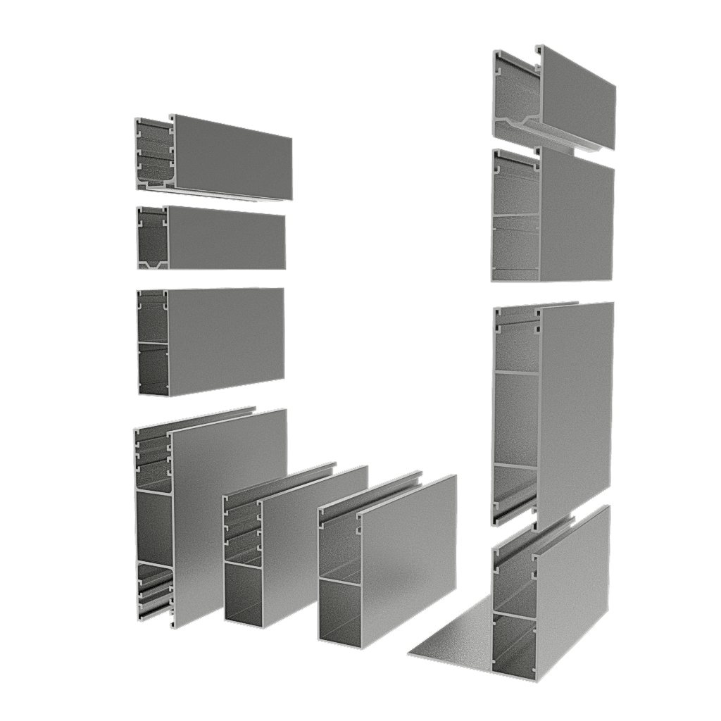 Aluminyum Dikmeli ve Dikmesiz U Profilleri